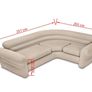 Valve inflatable Corner Couch Sofa 257 x 203 x 76 CM (FREE POSTAGE) Image 2
