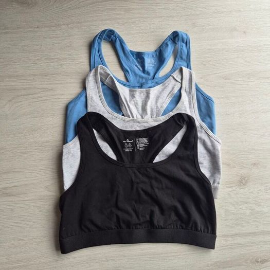 3x Danish Endurance Organic Cotton Sports Bra, Size L, Brand New