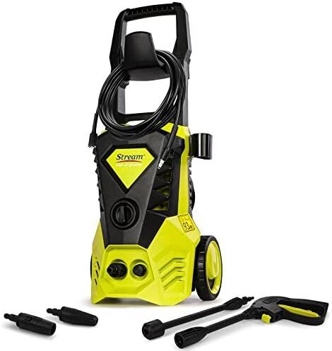 2000W Pressure Washer, 150Bar 450L/H Portable Jet Washer Pressure Washers with Patio Cleaner, High Power Washing Machine Cleaner for Deep Cleaning Tools for Cars Patio Driveway Home Use