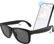 Smart Glasses Hands-Free Calling AI Chat Logging Music Playback Bluetooth Sunglasses for Men Touch Control Selfie Anti Glare