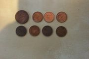 Irish copper coins