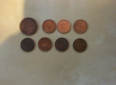 Irish copper coins