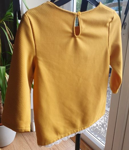 Lovely Girls Lace Trim Long Sleeve Top Age 9 Yrs
