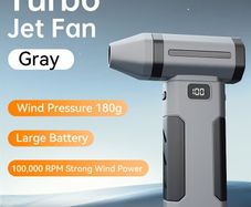 6-Speed High Pressure, 100K RPM Super Power Turbo Blower, 3000mAh Battery, Cooling Air Effect for Travel/Camping/Outdoor, Cordless with Electric Air Duster