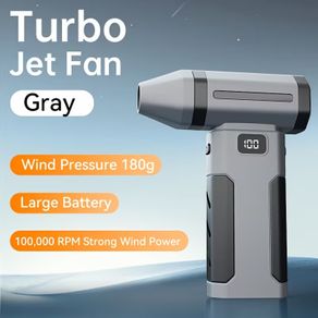 6-Speed High Pressure, 100K RPM Super Power Turbo Blower, 3000mAh Battery, Cooling Air Effect for Travel/Camping/Outdoor, Cordless with Electric Air Duster
