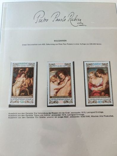 Paul Rubens 55 Pages Stamps Album World Collection
