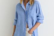 Reiss 100% Linen Blouse