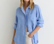 Reiss 100% Linen Blouse