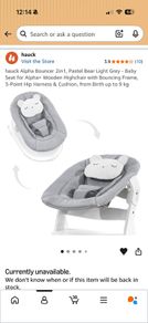 hauck highchair bouncer