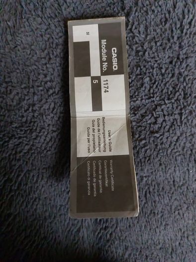 casio remote control watch