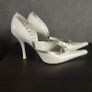 White high heels, size 6 Image 2