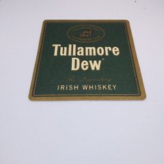 Tullamore Dew : The Legendary Irish Whiskey - Beer Mat/Coaster