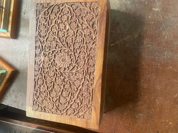 vintage wooden box