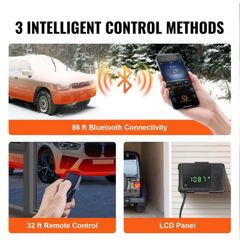 Bluetooth App Control Diesel Air Heater, 12V 2KW