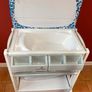 Babylo Baby Changing Table with Padded Mat & Storage Image 4