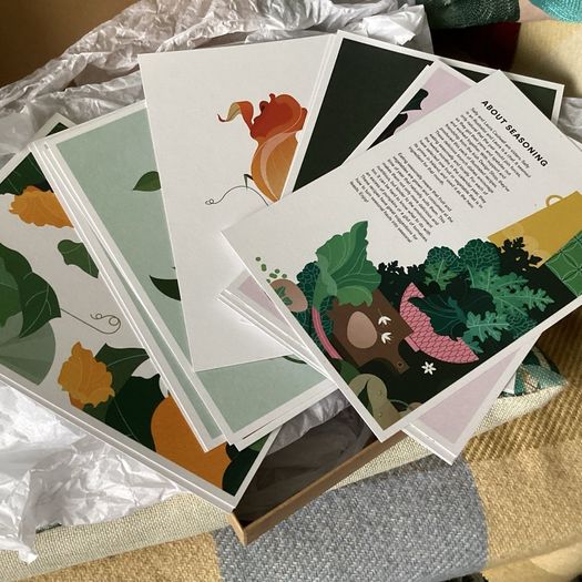 Seasoning recepie cards gift pack
