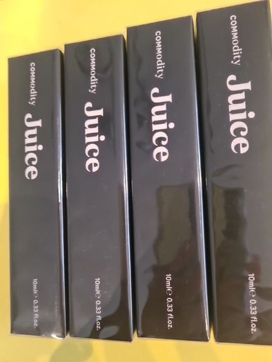 Commodity Juice Expressive 10ml RRP 35e in Ireland.  Plastic covered