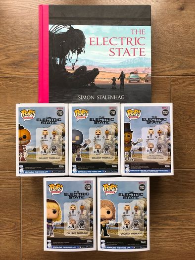 The Electric State Funko Pops & Book Bundle
