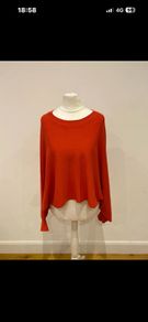 Massimo Dutti batwing cotton knit top size 12-14