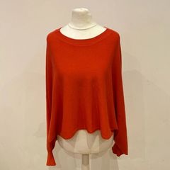 Massimo Dutti batwing cotton knit top size 12-14
