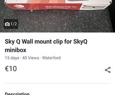 sky q clip for wall mount fir sky q mini box