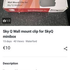 sky q clip for wall mount fir sky q mini box