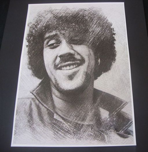 Phil Lynott Poster Sketch Print New A3 Size