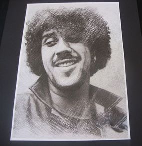 Phil Lynott Poster Sketch Print New A3 Size