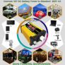 600w max Small Car Power Inverter Converter DC 12V To AC /220V Transformer Dual USB Peak Modified Sine wav Image 4