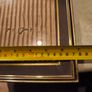 Vintage Metal Gold Tone Picture Frame 8 X 6 inches Holds A 4x6 inches Photo Image 3