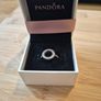 sterling silver Pandora circular Ring. Image 3