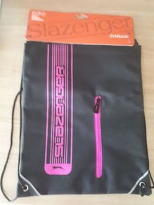 NWT Black Slazenger Gymsack