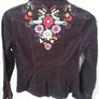 Oasis dark brown cord shirt size 10 Image 3