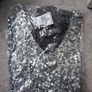 Brand New with tags Next Age 8-9 years Silver Sequin Pinafore Dress And T-Shirt Set Image 3
