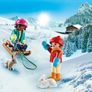 4 Sets | Age 4+ - Playmobil Collectible Figures | Children with Sledge, Sunbather, Young Lucky And Mum Milagro, Flower Children and Photographer Image 4