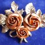 Vintage  Rose  Brooch Image 2