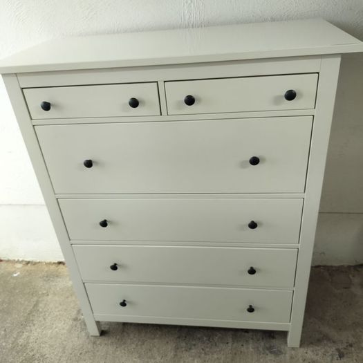 Chest of 6 drawers Hemnes white