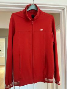 Adidas Red Varsity Track Jacket (Small)