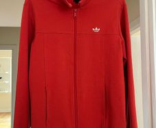 Adidas Red Varsity Track Jacket (Small)