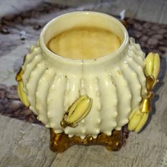 Antique 19th-century 1880s Porcelain Cactus small Vase by Moore Brothers Postage Available or Collection