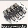 14pcs Hex Socket Wrench Set, Powerful Drill Tool With 5-13mm Nozzles & Screwdriver Accessories Image 5