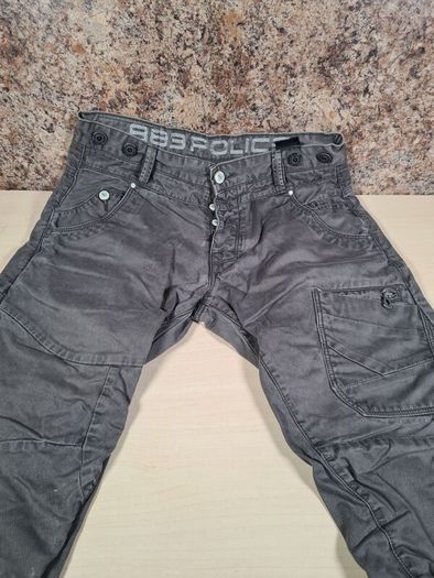 mens POLICE 883 VIALLI engineered jeans curved tapered Size W32 L30