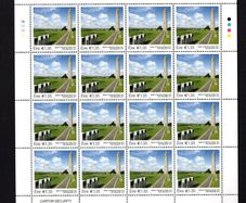 2017 Ireland The 100th Anniversary of the Battle of Messines Ridge Commemorative Stamp Sheetlet Plate 1A1A1A1A Mint Never Hinged (MNH)