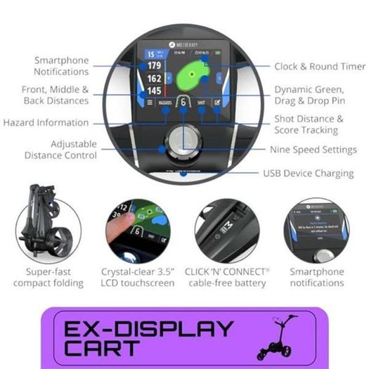 GPS Motocaddy model never used at Golf Concepts