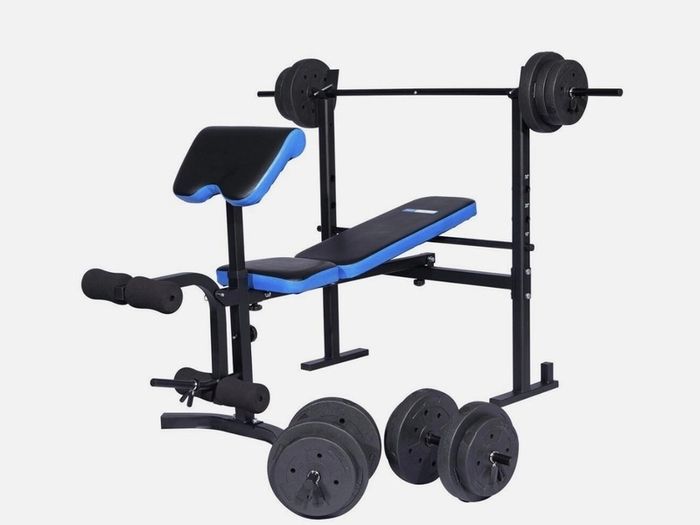 weight bench with 50kg weights