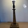 Vintage Egyptian style column lamp c1970. Image 2