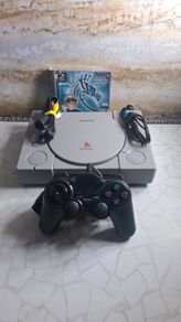 Sony PlayStation 1 PS1 Console SCPH-7502 With Controller Game & Cables - Tested