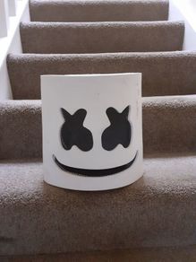 Large DJ marshmallow head  mask