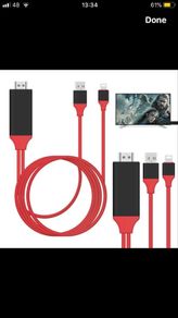 Lightning HDTV Cable for i phones