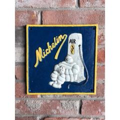 Michelin Man  Sitting at pump Cast iron